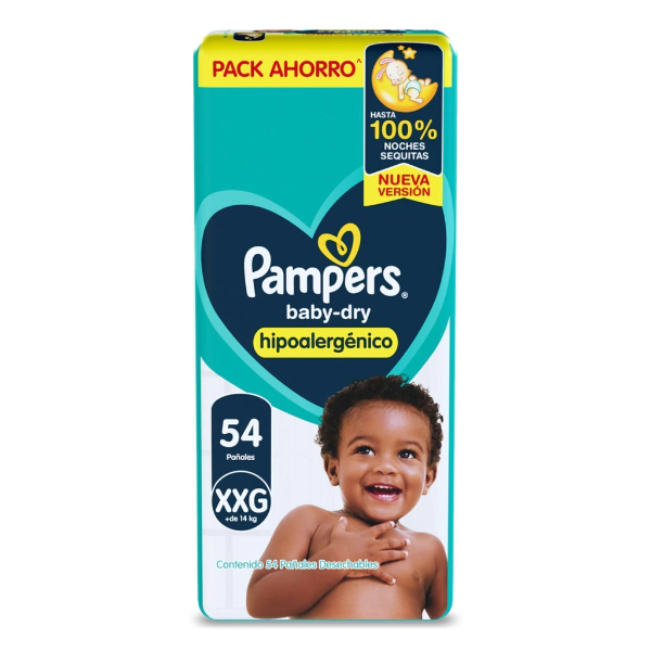 Producto - Pampers XXG x 54 pañales