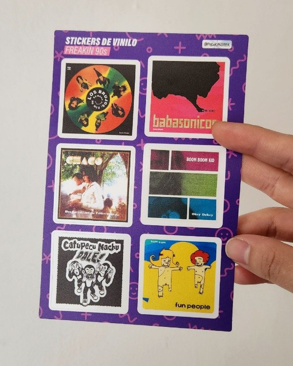 Producto - Plancha de Stickers "Freakin 90s" - 1