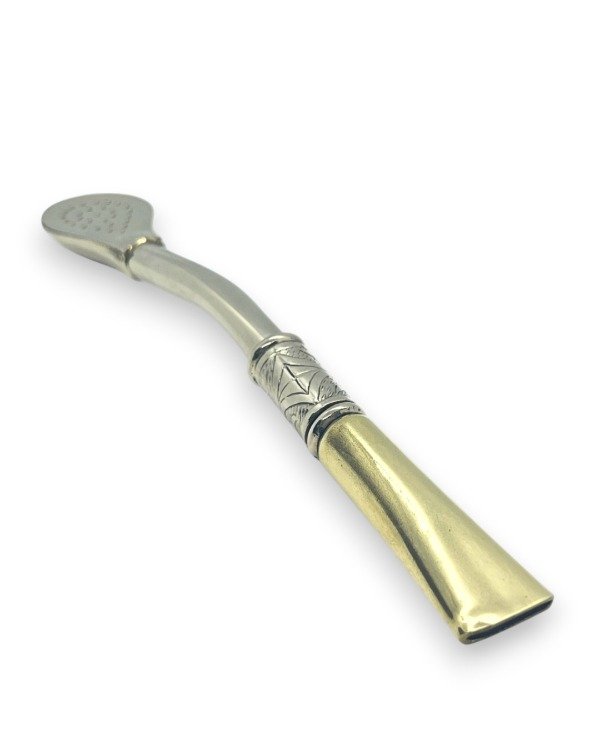 Producto - BOMBILLON SEMI RECTO ALPACA Y BRONCE