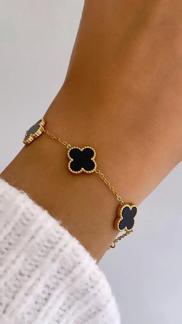 Producto - Pulsera van cleef negra