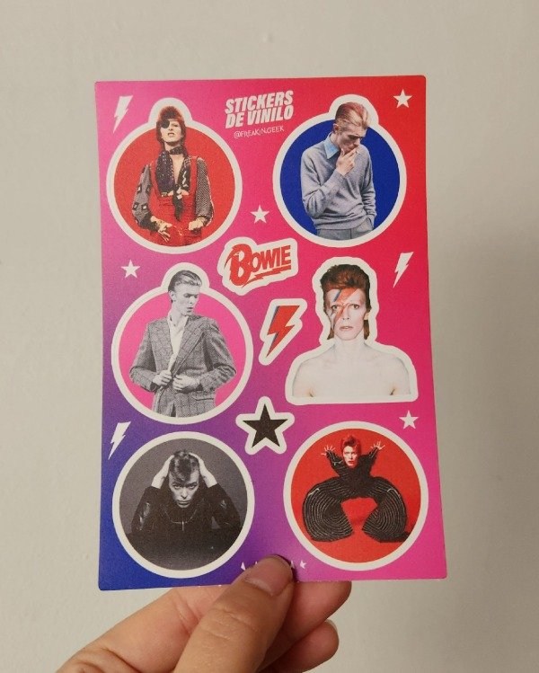 Producto - Plancha de Stickers "Bowie" - 0