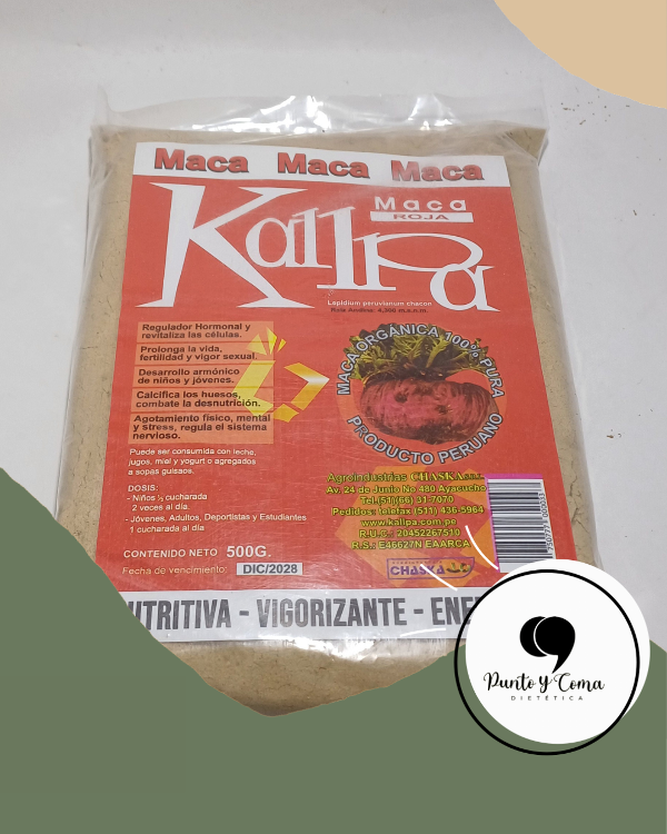 Producto - Maca roja peruana