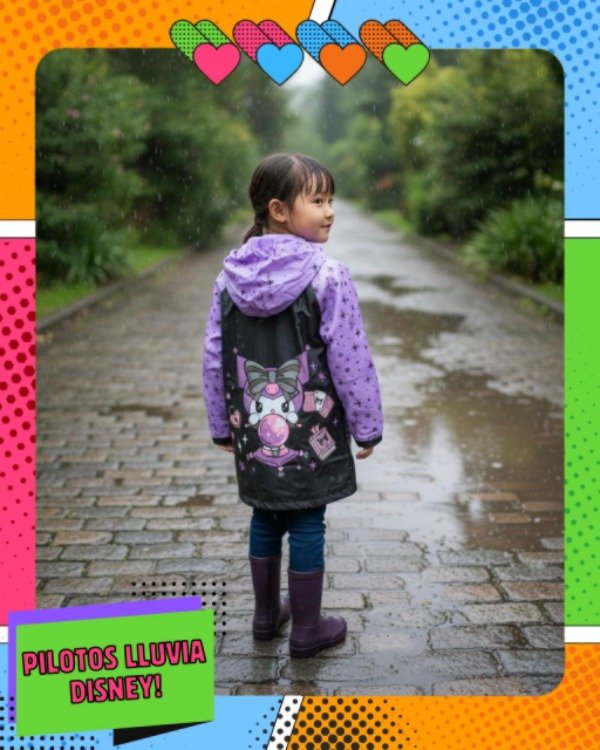 Producto - Piloto de lluvia Kuromi