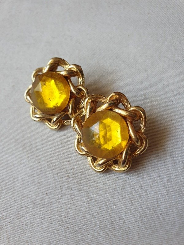 Producto - Aros Clips Trama Soleil 80s