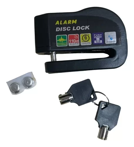 Producto - Candado traba Disco para moto con Alarma