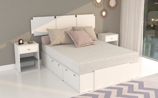 Producto - Respaldo de Cama 2 plazas Dakar - Venecia