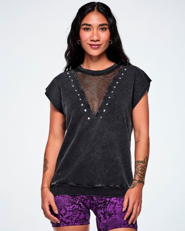 Producto - Rock 'n' Roll Loose Top With Mesh - 0