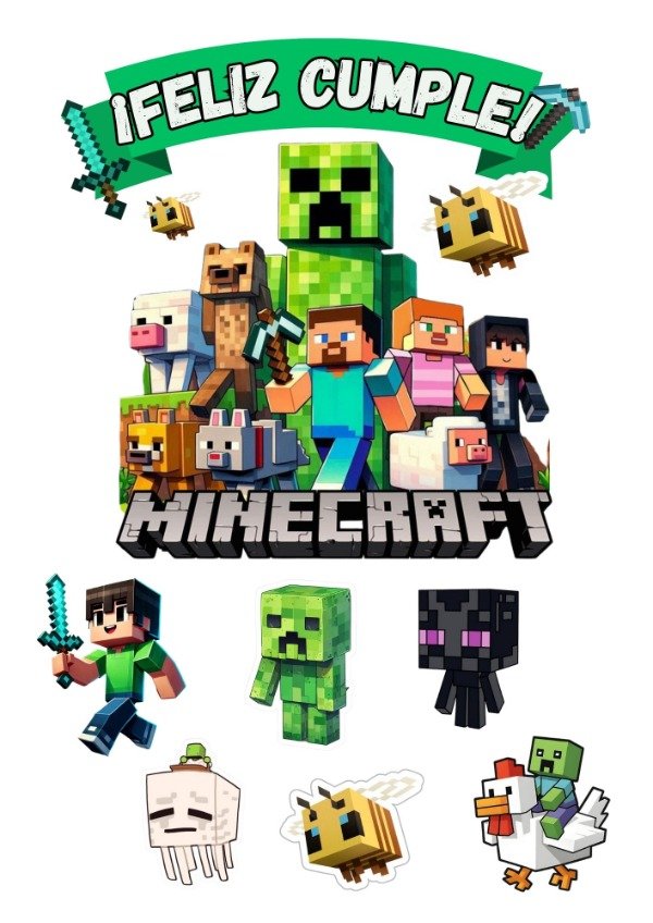 Producto - Minecraft - Topper