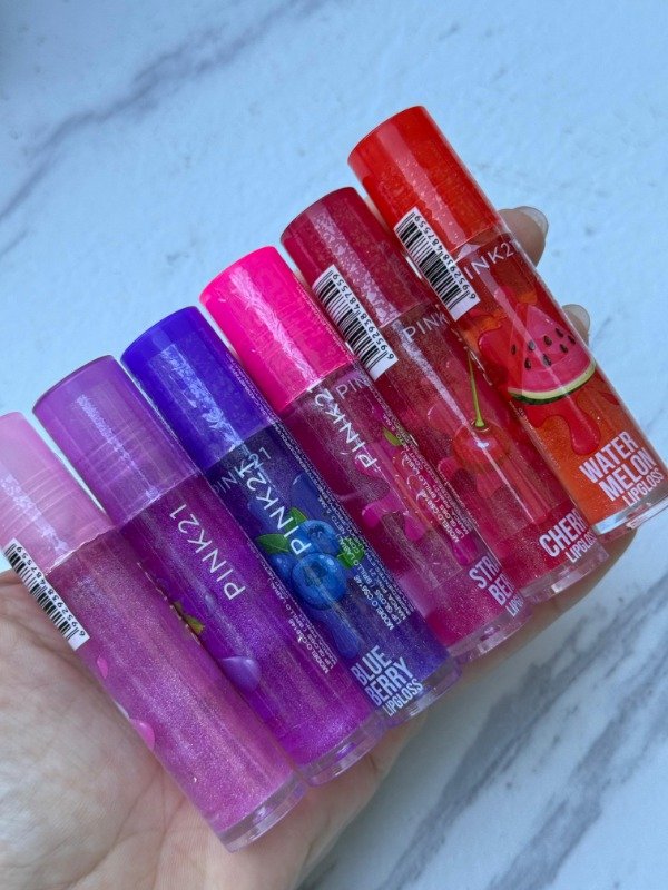 Producto - LIP OIL A BOLILLA CON GLITTER - PINK 21 - CAJA DE 24 UNIDADES