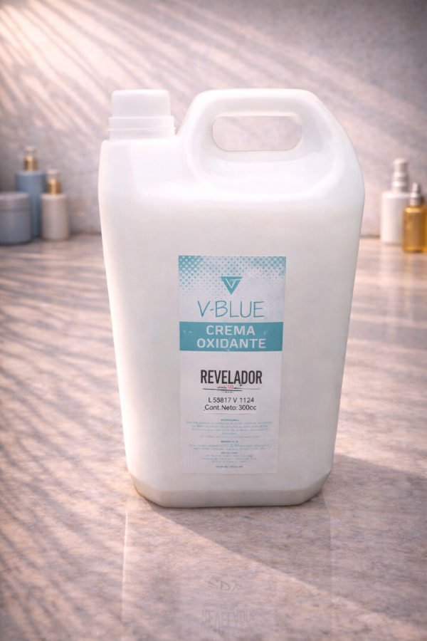 Producto - oxidante en crema v-blue de 10 vol. X 5 litros