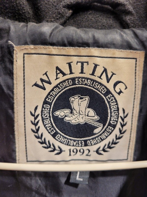 Producto - Montgomery WAITING negro de paño Talle L - PRECIO: 130X - 4