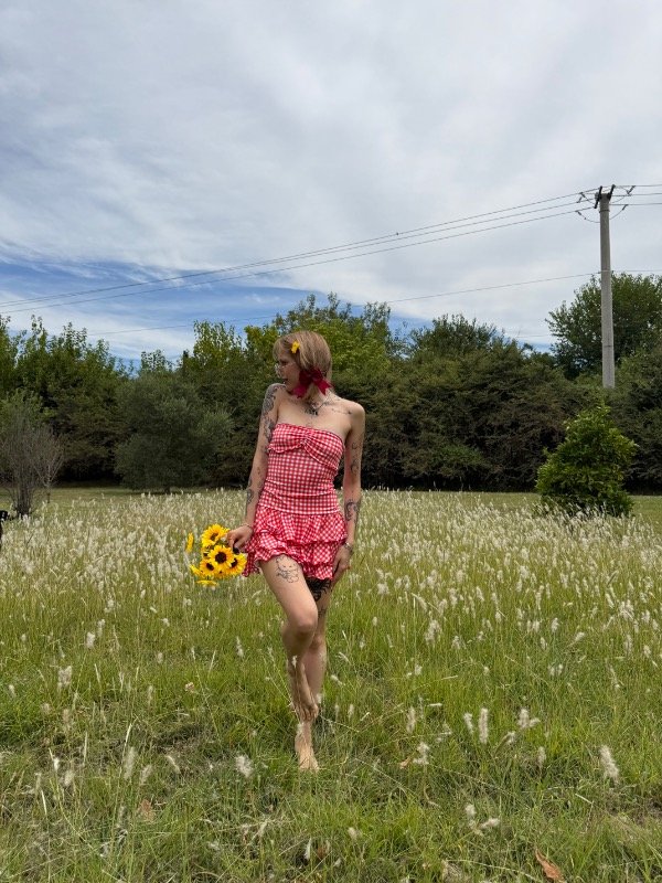 Producto - Vestido frun escoces