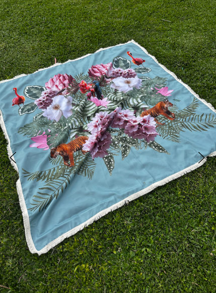 Producto - Lona XL Jardin del tigre verde