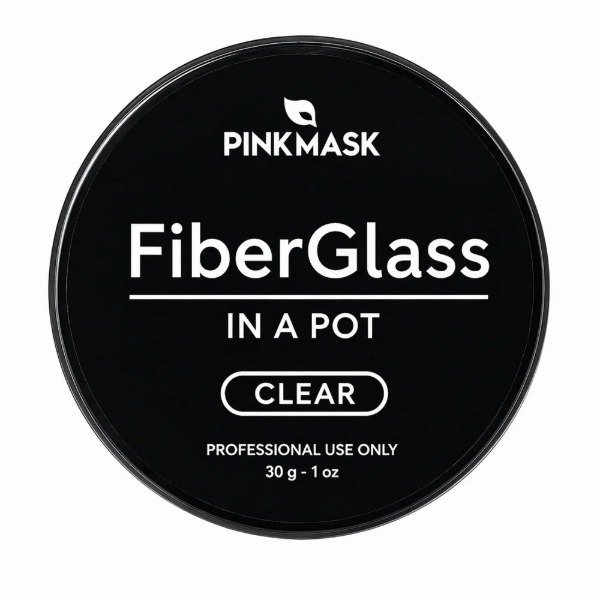 Producto - FIBER GLASS IN A POT CLEAR PINK MASK
