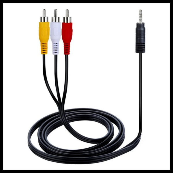 Producto - CABLE AUX 3.5 A 3 RCA 1.5MTS