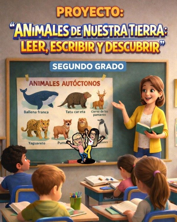 Producto - PROYECTO. ANIMALES DE NUESTRA TIERRA: LEER, ESCRIBIR Y DESCUBRIR. SEGUNDO GRADO