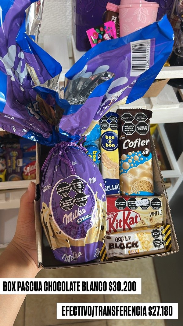 Producto - BOX PASCUA CHOCO BLANCO