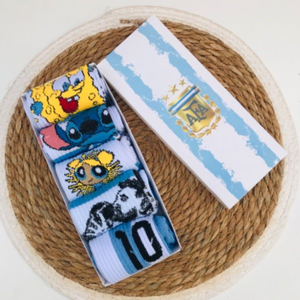 Producto - Caja Argentina Para Medias