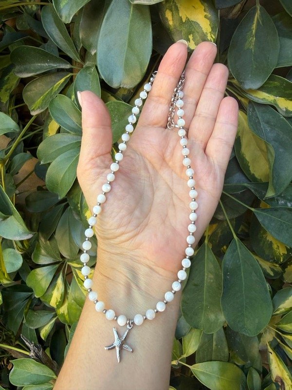 Producto - Choker Nácar Mar