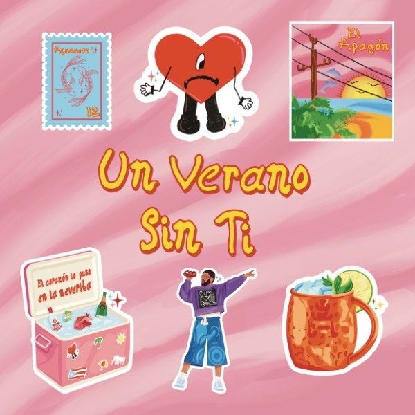Producto - Stickers 'Un verano sin ti' Bad Bunny