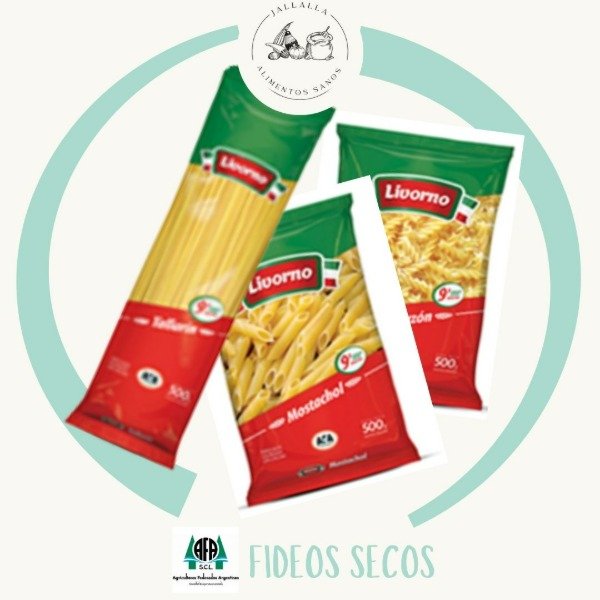Producto - Fideos secos 500gr. Livorno de AFA