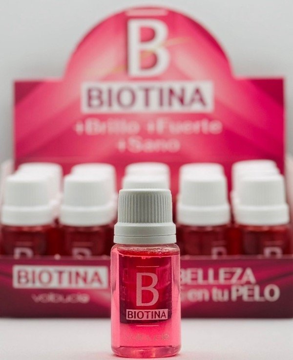 Producto - Ampolla de Biotina Volbucle cabello sano, fuerte y sano