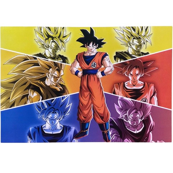 Producto - Poster Dragon Ball Super Son Goku Transformaciones M2