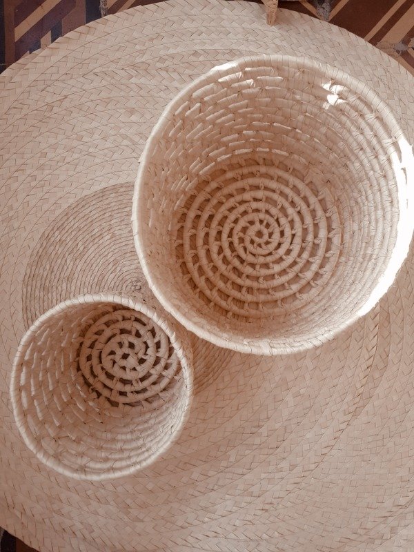 Producto - Cesto Palma Clara 20 cm