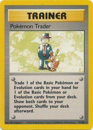 Producto - Pokemon Trader 77/102 Base Set Unlimited