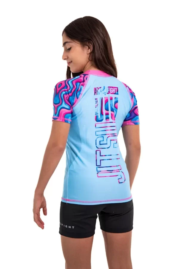 Producto - Rashguard manga corta Infantil Bubble gum - A4F - 1