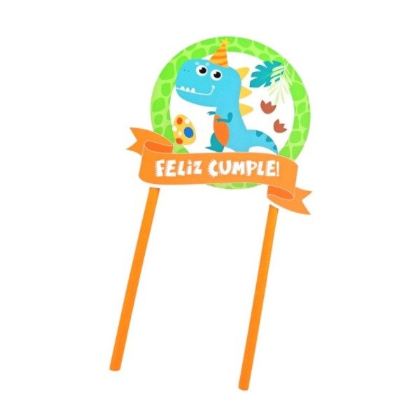 Producto - Topper Torta Dinosaurios Party