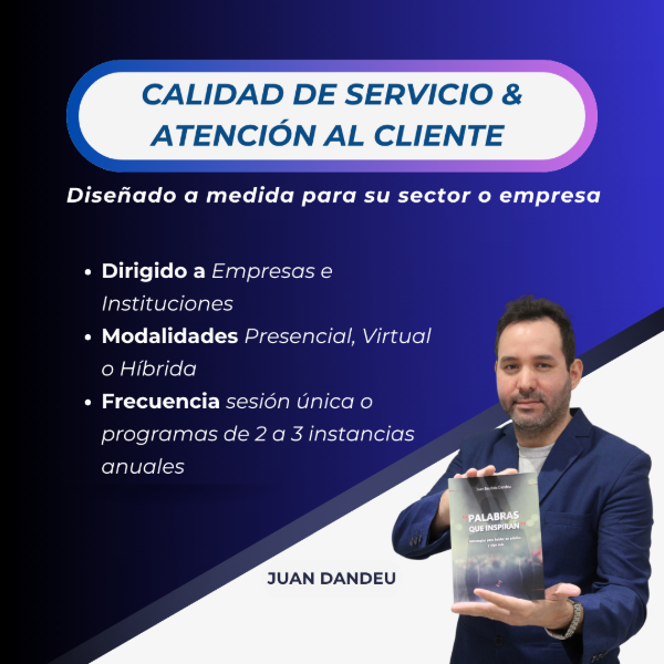 Producto - Atención al Cliente y Calidad de Servicio - Capacitación para Empresas y Equipos