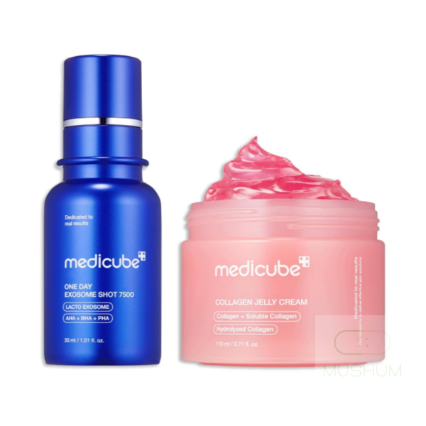 Producto - Duo Medicube Exosomas 7500 pp - Niacinamida y Colágeno - 30 ml
