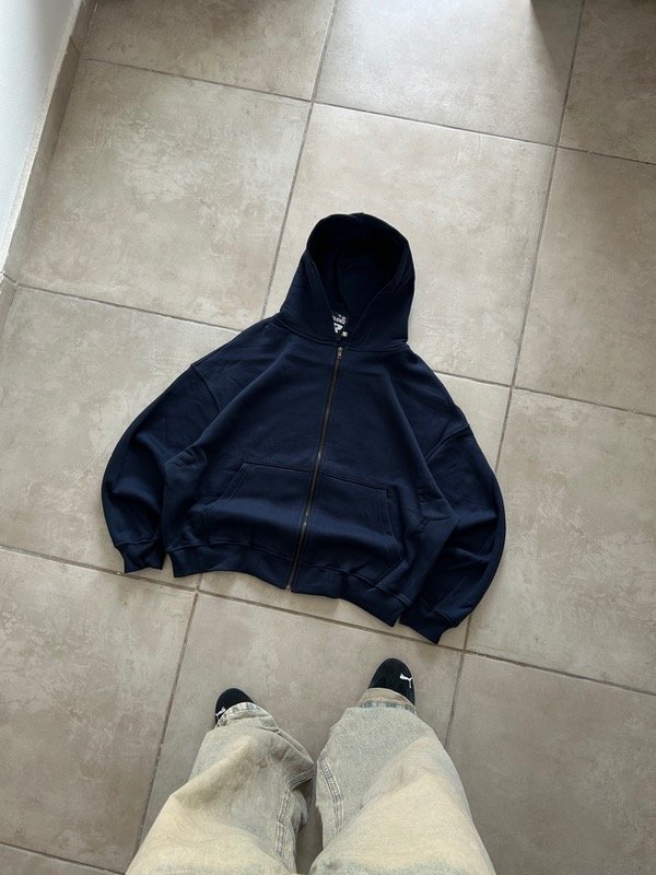 Producto - ZIP HOODIE AZUL