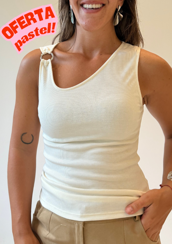 Producto - Musculosa MAGNOLIA - Amarillo pastel