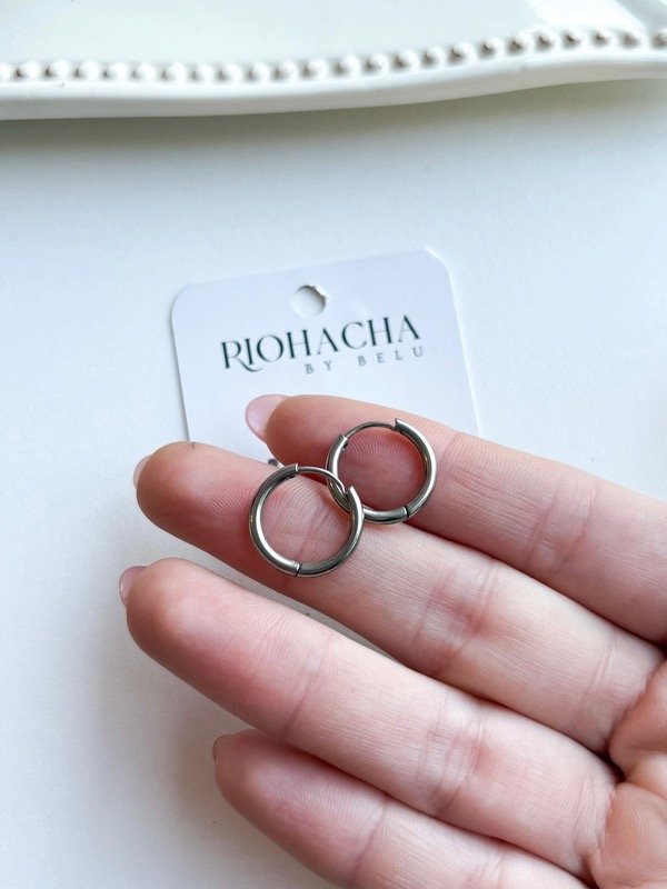Producto - Argollas Disi plateado (16mm)
