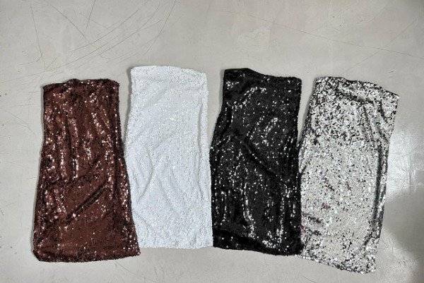 Producto - VESTIDO STRAPLESS LENTEJUELA