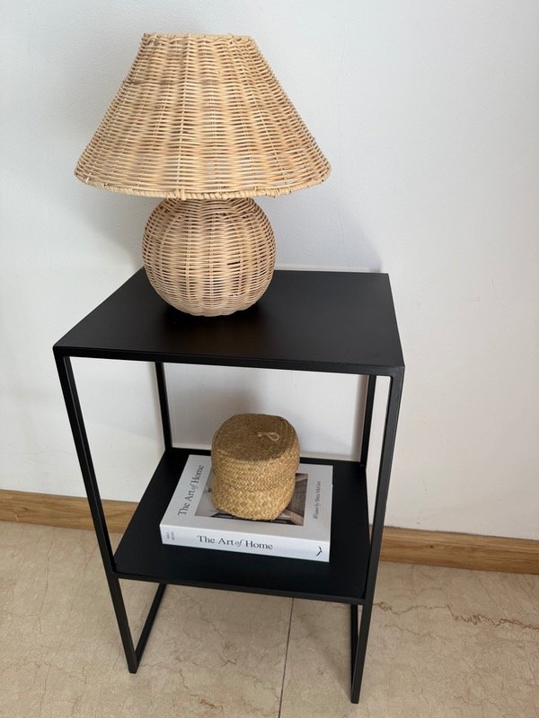 Producto - Mesa de Luz o Auxiliar  Hierro Negra - 5