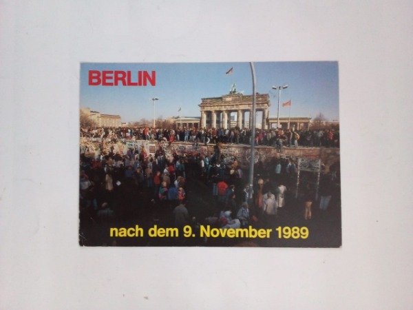 Producto - Postal Berlín 1989 - Caída del Muro - Usada