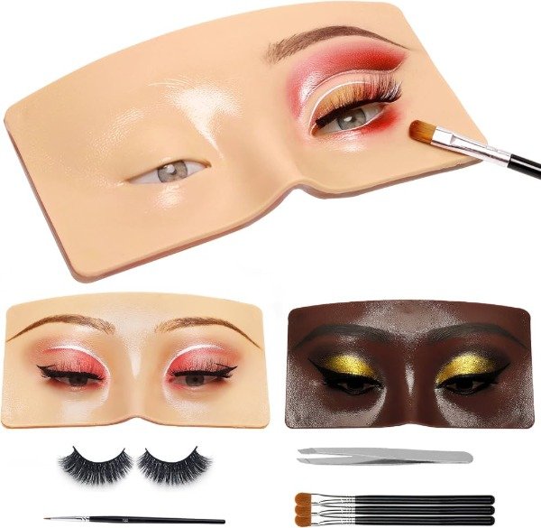 Producto - ROSTRO PARA PRACTICA DE MAQUILLAJE Y PESTAÑAS