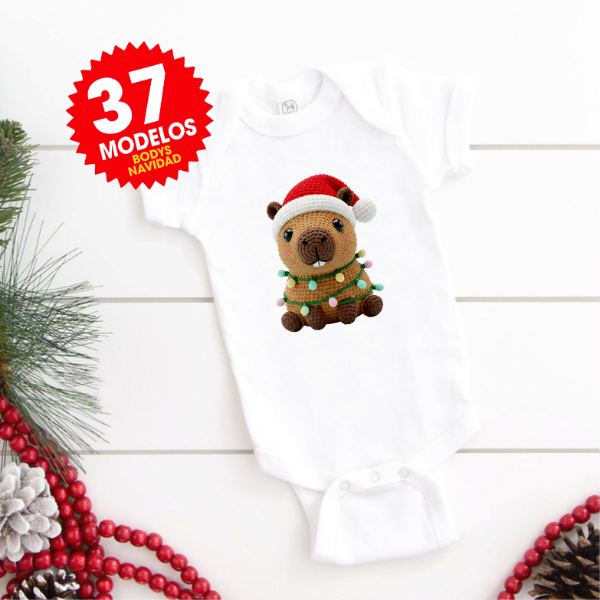 Producto - Plantillas Bodys Navidad Personajes Efecto Tejidos Diseños Sublimar DTF #B105