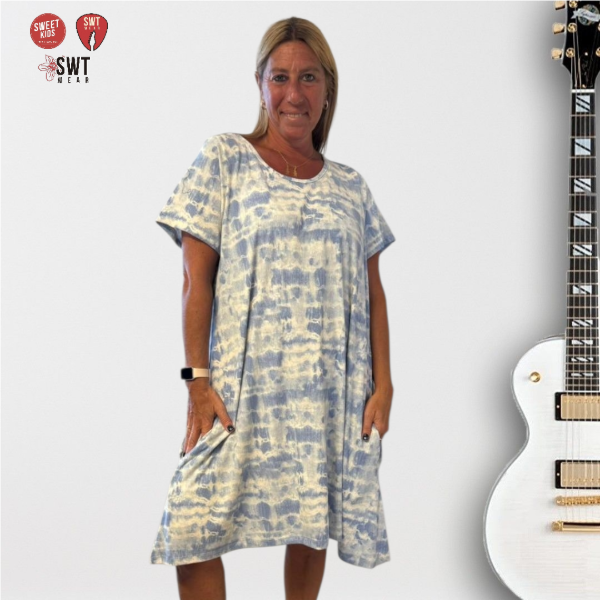 Producto - Vestido Morley CON MANGAS BATIK BATIK con Bolsillos