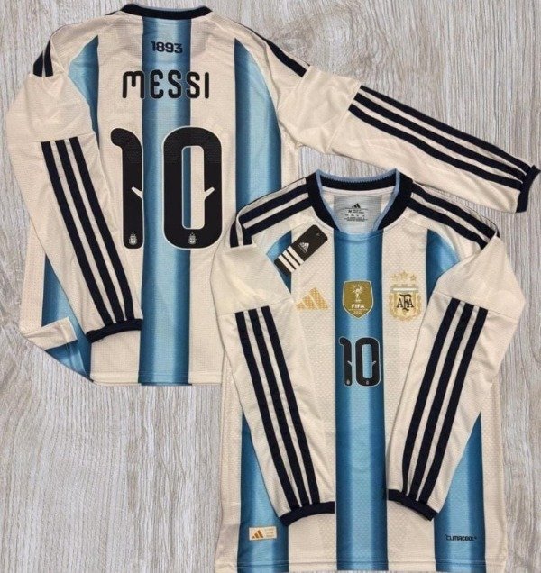 Producto - Camiseta Titular Manga Larga AFA Messi