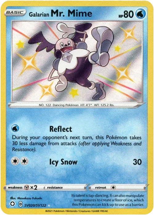 Producto - Galarian Mr. Mime - SV020/SV122 - Shining Fates - Holo