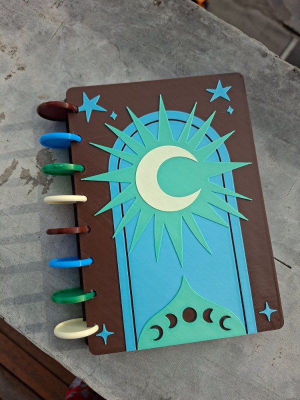 Producto - Cuaderno A5 -  Luna y Arco