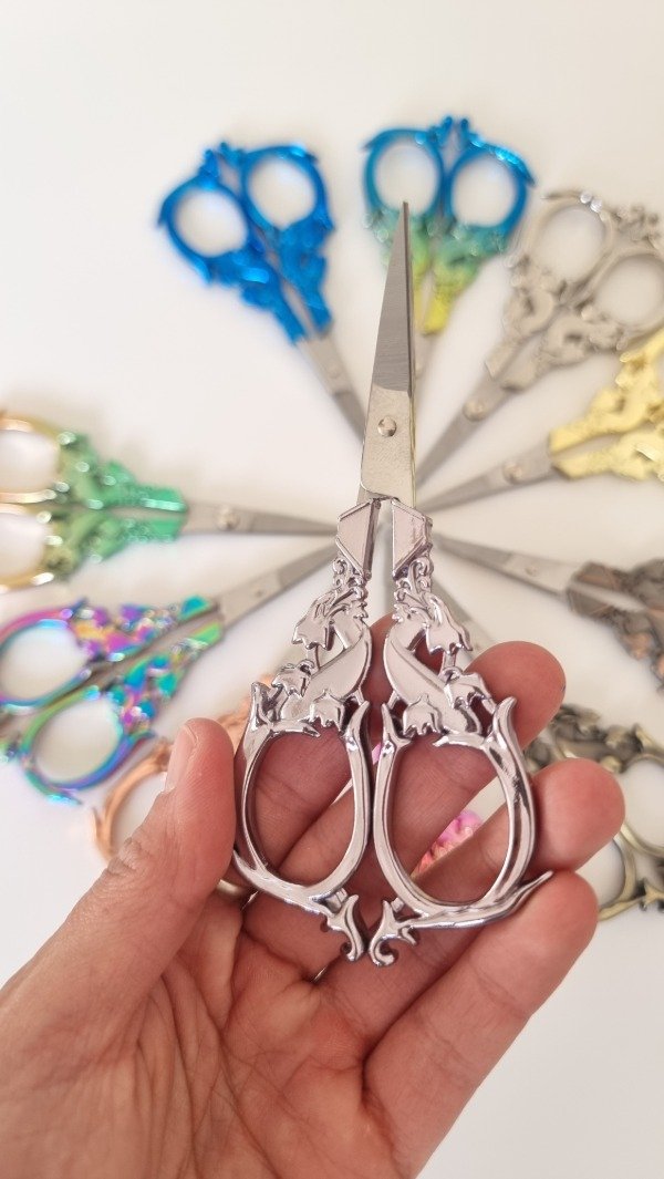 Producto - Tijera TULIPANES dragón