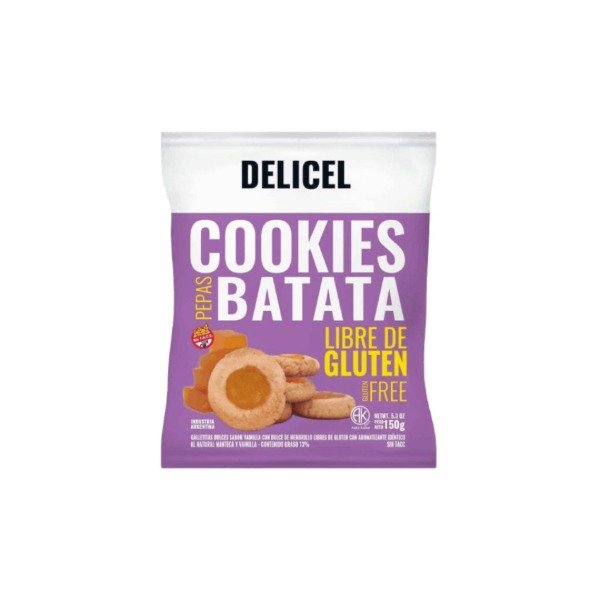 Producto - Galletas sabor batata  - DELICEL - SIN TACC