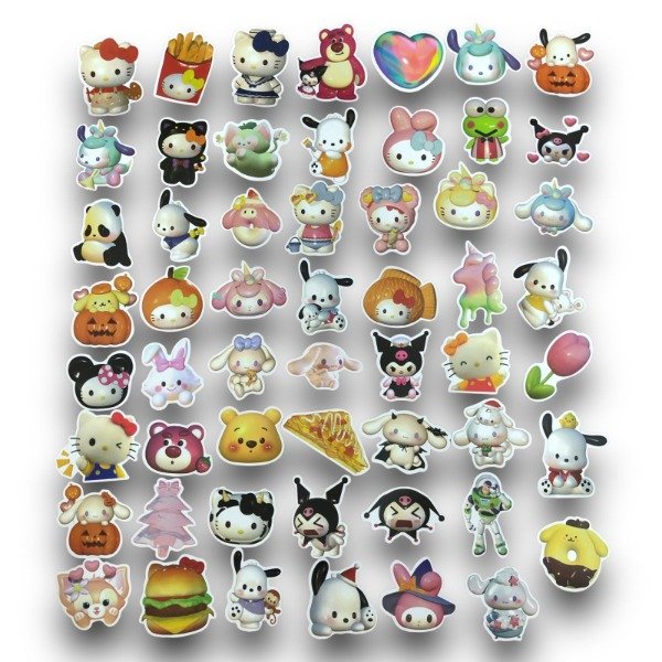Producto - Stickers Sanrio Hello Kitty and Friends Pack x 55 unidades (Modelo 3) - 0
