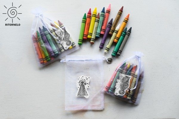 Producto - Crayones en bolsa de tul + sticker RITORNELO (EDICIÓN LIMITADA)