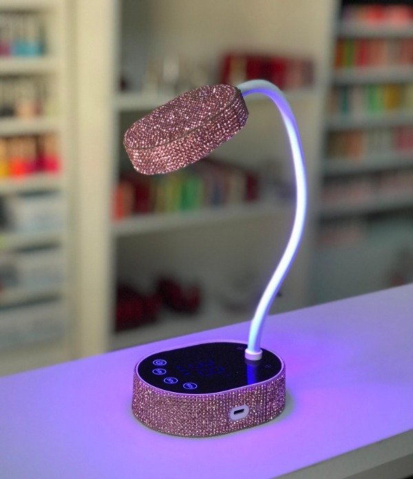 Producto - Cabina Flor STRASS Inalámbrica Digital 36w - 12 leds